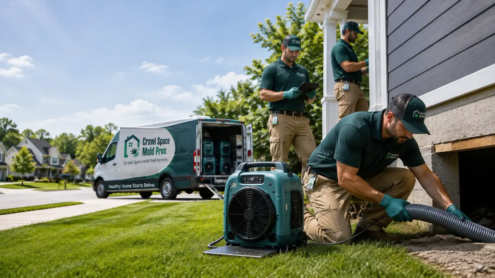 Crawl Space Mold Removal in Johnson, NE